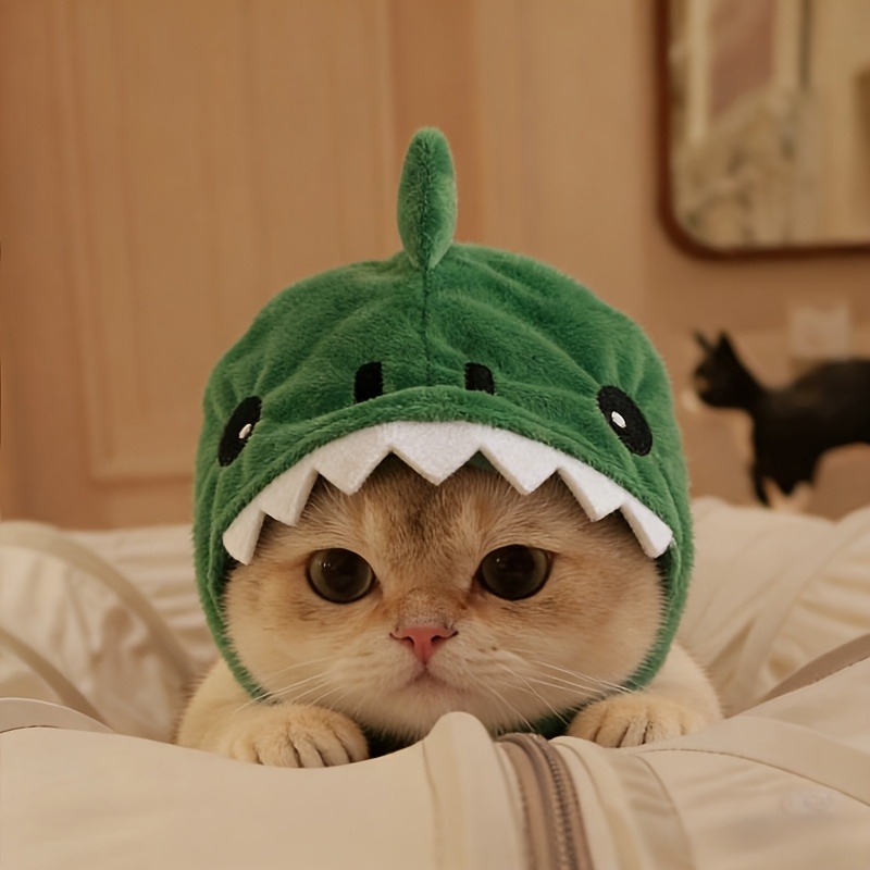 Katzen Dinosaurier Kopfbedeckung Katzen Dinosaurier Kopfbedeckung – Bild 6